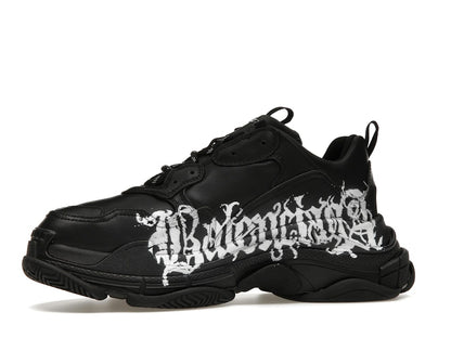 Balenciaga Triple S DIY Metal Artwork Black