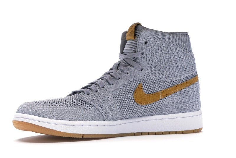 Jordan 1 Retro High Flyknit Wolf Grey