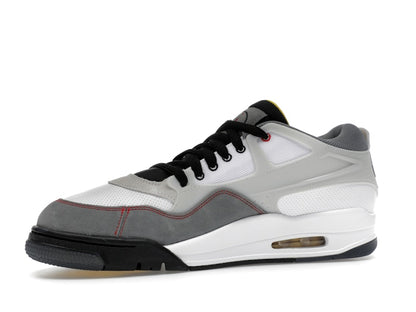 Jordan 4 RM Premium White Black Smoke Grey Fire Red