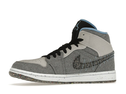 Jordan 1 Mid Crater Grey University Blue