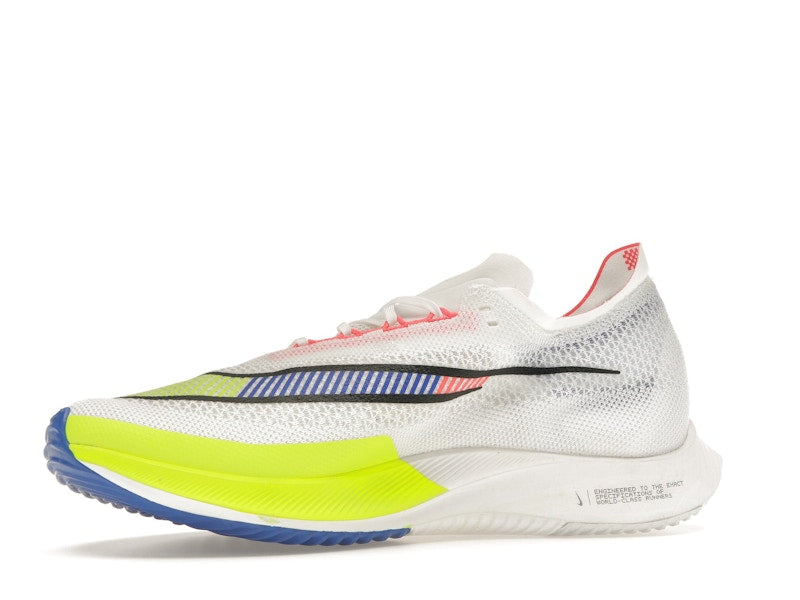 Nike ZoomX Streakfly Premium White Volt Racer Blue