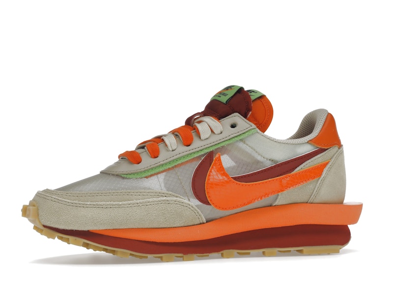 Nike LD Waffle sacai CLOT Kiss of Death Net Orange Blaze