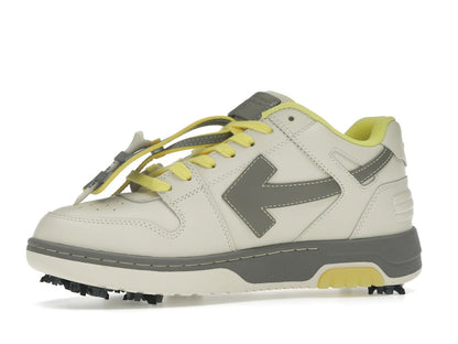 OFF-WHITE Out Of Office OOO Low Tops Golf Paris Hilinski Gray Yellow