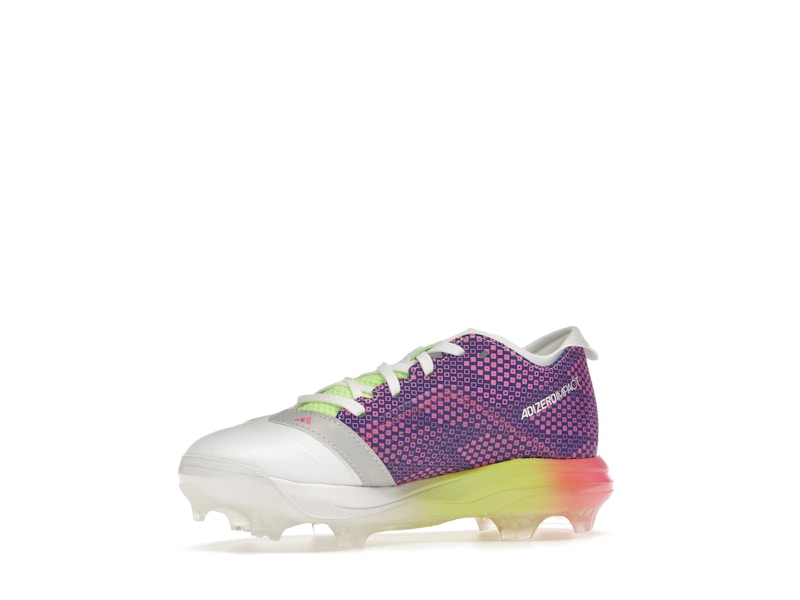 adidas Adizero Impact TPU Warp Speed Cloud White Lucid Blue Lucid Pink (GS)