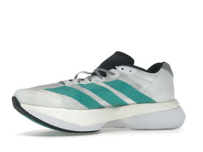 adidas Adizero Boston 13 White Pure Teal