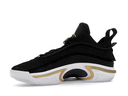 Jordan 36 Low PF Black Gold (White Sole)