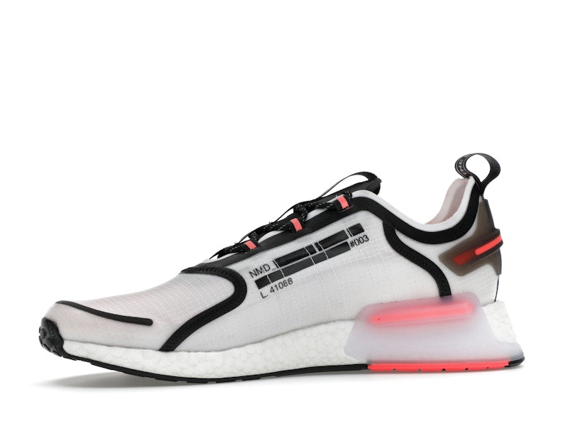 adidas NMD R1 V3 White Matte Silver Crimson
