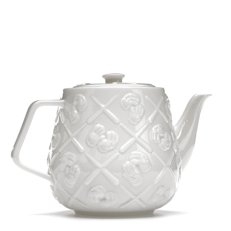 KAWS Ceramic Teapot White