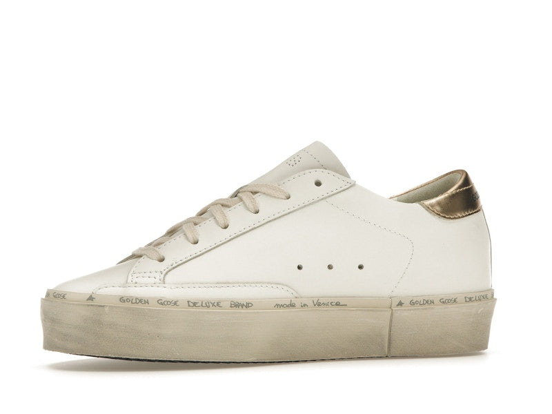 Golden Goose Hi Star White Glitter Gold (Women's)