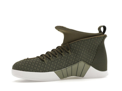 Jordan 15 Retro PSNY Woven Olive