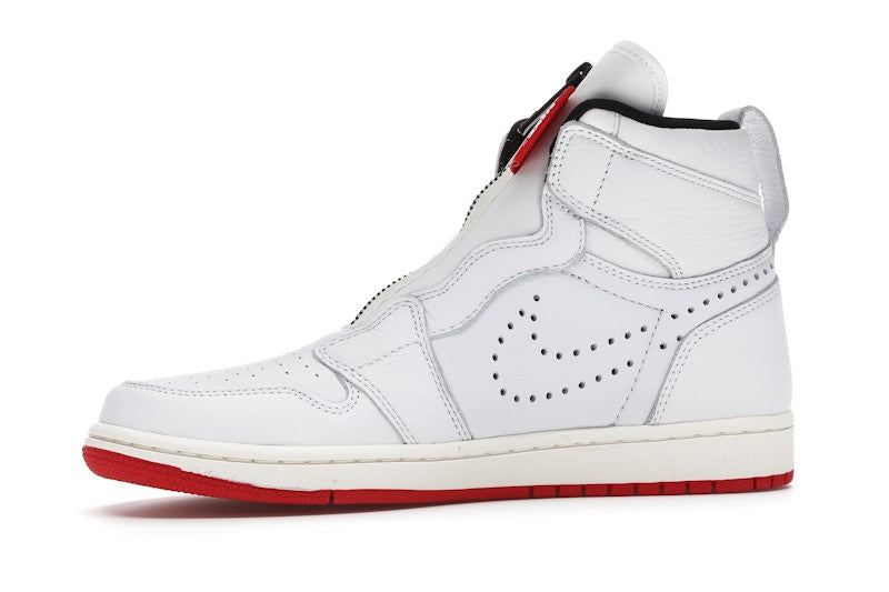 Jordan 1 Retro High Zip White University Red