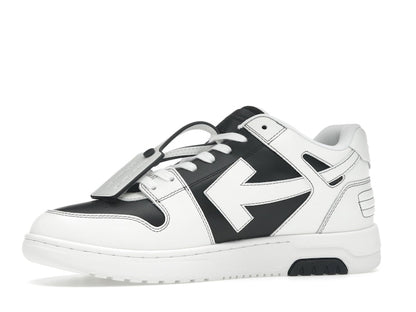 OFF-WHITE Out Of Office OOO Low Tops Black White