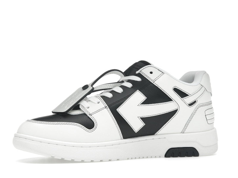 OFF-WHITE Out Of Office OOO Low Tops Black White