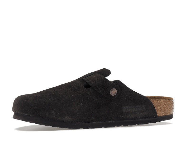 Birkenstock Boston Soft Footbed Suede  Mocha