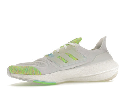 adidas Ultra Boost 22 White Bliss Blue Solar Green