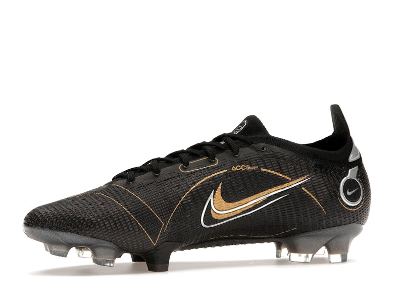 Nike Mercurial Vapor 14 Elite FG Black Metallic Silver Cave Stone Metallic Gold