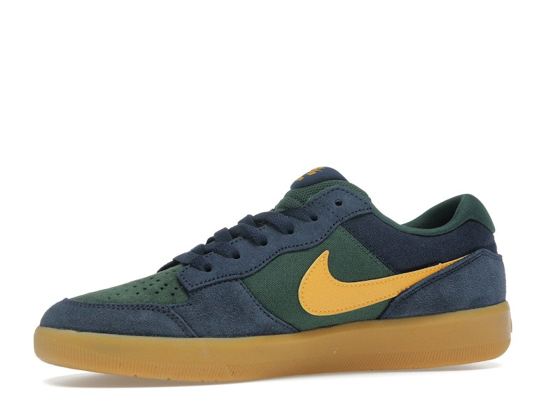 Nike SB Force 58 Midnight Navy Fir Gum Light Brown University Gold