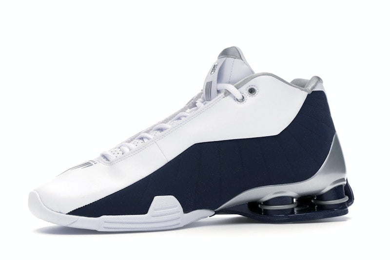 Nike Shox BB4 White Silver Navy