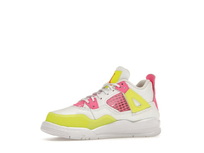 Jordan 4 Retro White Lemon Pink (PS)
