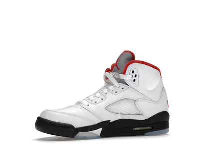 Jordan 5 Retro Fire Red Silver Tongue (2020) (GS)
