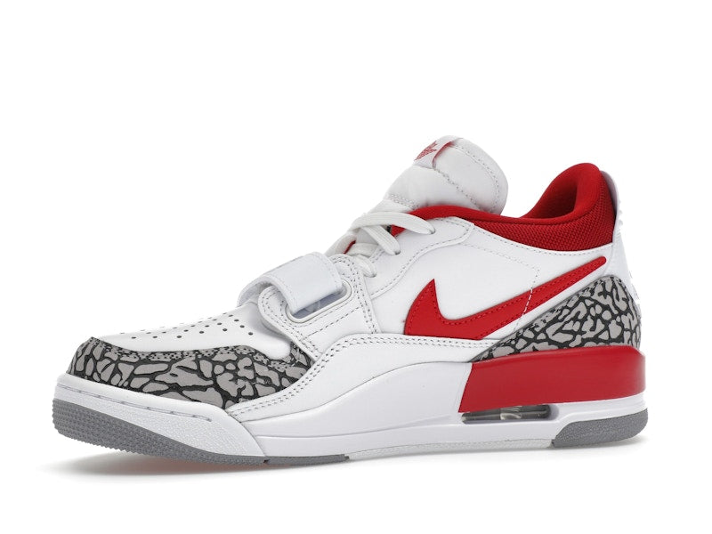 Jordan Legacy 312 Low White Cement Gym Red (Women's)