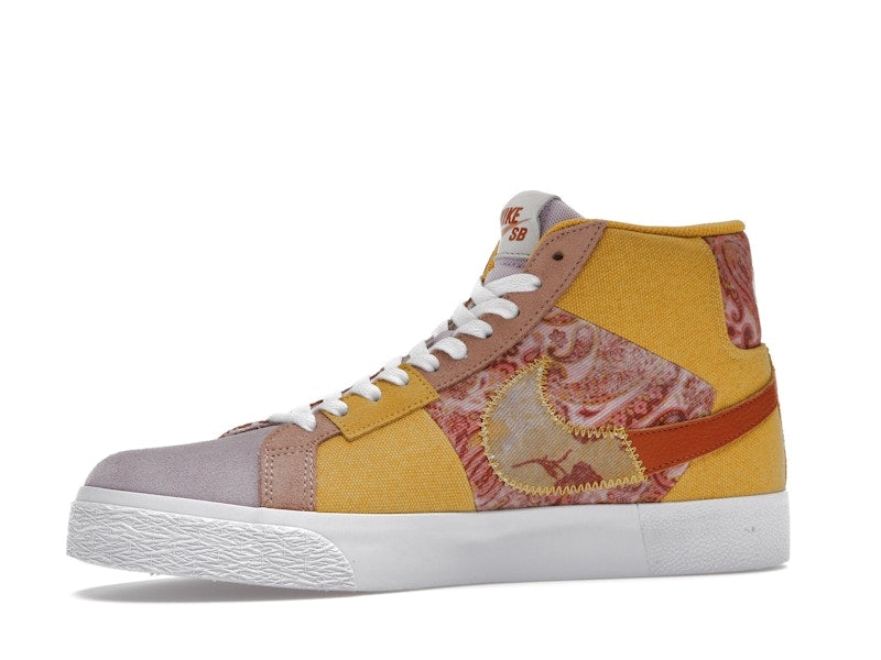 Nike SB Zoom Blazer Mid Premium Floral Paisley Sanded Gold