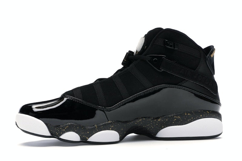 Jordan 6 Rings Black Metallic Gold White