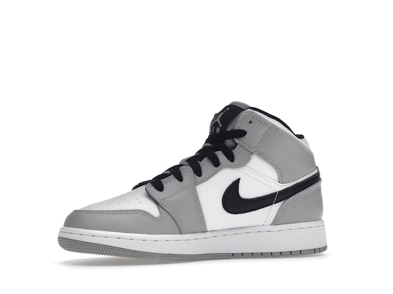 Jordan 1 Mid Light Smoke Grey (GS)