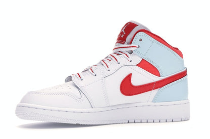 Jordan 1 Mid White Topaz Mist (GS)