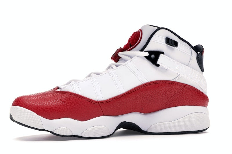 Jordan 6 Rings White University Red
