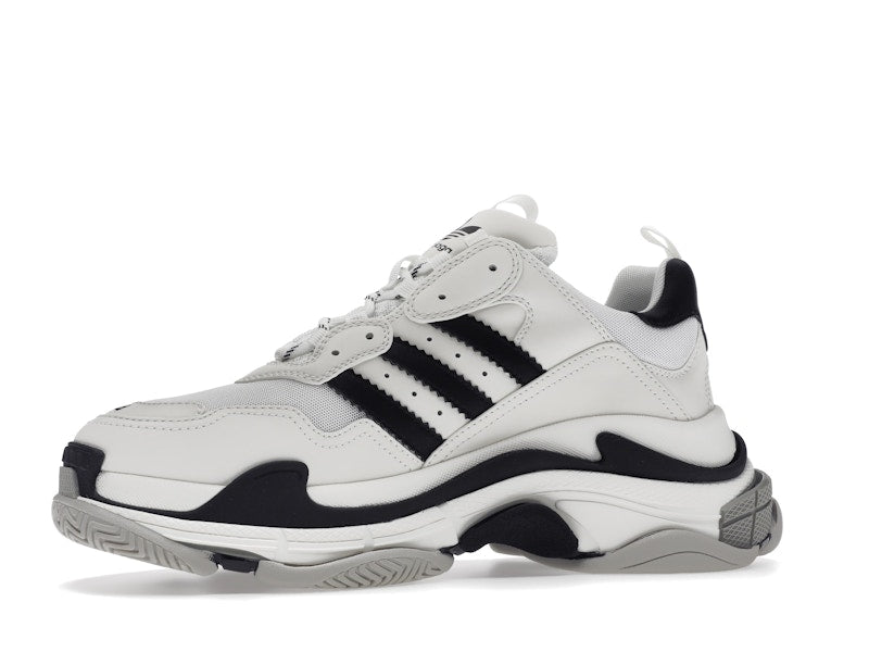 Balenciaga x adidas Triple S White Black