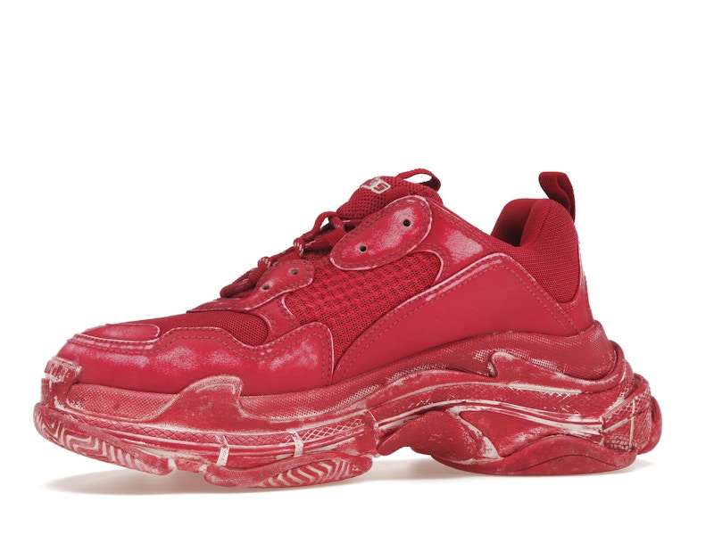 Balenciaga Triple S Faded Red