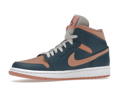 Jordan 1 Mid Dark Teal Green (Women's)