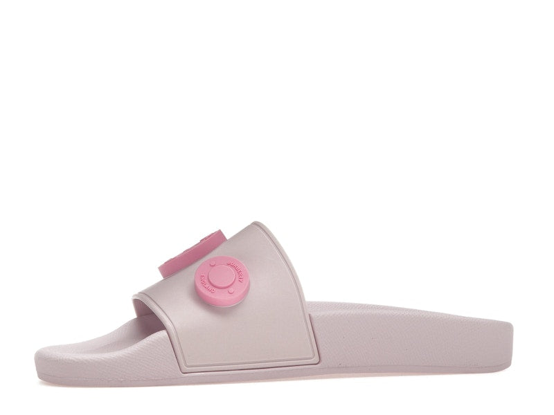 Burberry Logo Graphic Rubber Slide Pale Candy Pink (Women's)