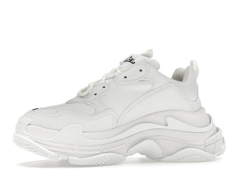 Balenciaga Triple S Synthetic Leather Triple White (Women's)
