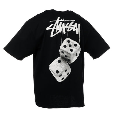 Stussy Fuzzy Dice Tee Black