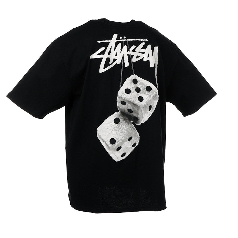 Stussy Fuzzy Dice Tee Black