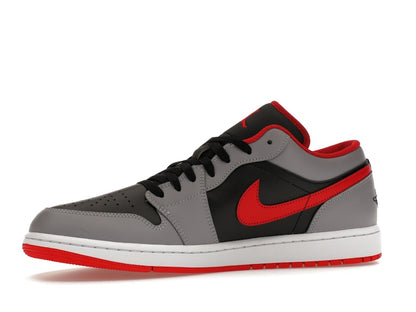 Jordan 1 Low Black Light Smoke Grey Gym Red