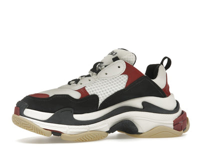 Balenciaga Triple S White Black Crimson