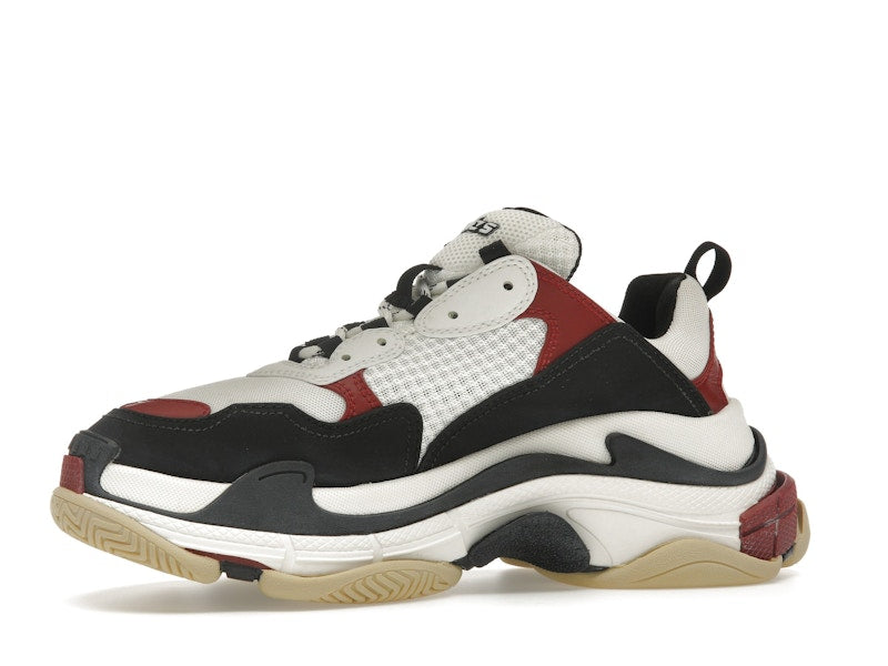 Balenciaga Triple S White Black Crimson