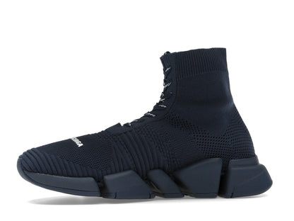 Balenciaga Speed 2.0 Lace Up Recycled Dark Blue