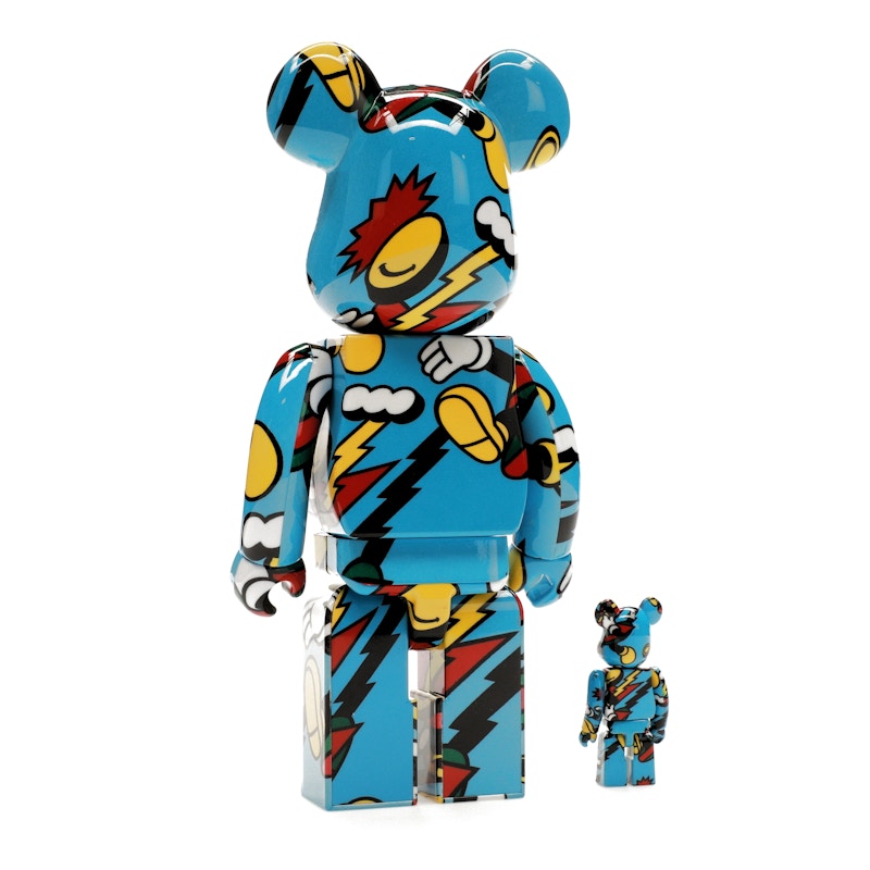Bearbrick Grafflex 100% & 400% Set