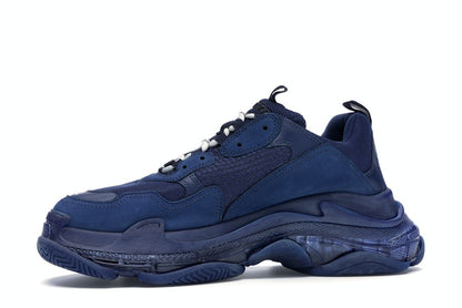 Balenciaga Triple S Clear Sole Navy