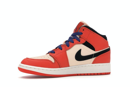 Jordan 1 Mid Team Orange Black (GS)