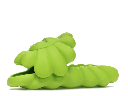 Takashi Murakami Ohana Full-Bloom Slide Lime Zest