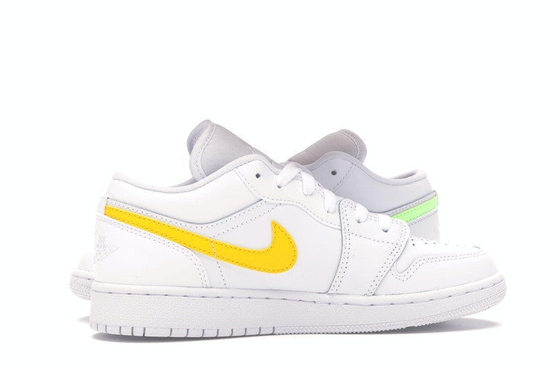 Jordan 1 Low White Neon (GS)