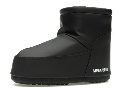 Moon Boot No Lace Rubber Boot Black