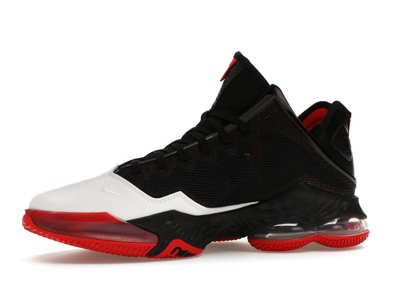 Nike LeBron 19 Low Black White University Red
