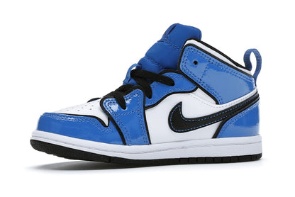 Jordan 1 Mid Signal Blue (TD)