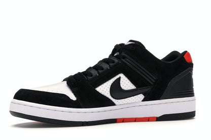 Nike SB Air Force 2 Low Black White Habanero Red